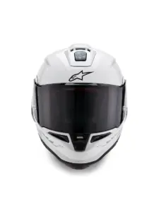 קסדת כביש מלאה אלפינסטארס ALPINESTARS Supertech R10 Solid לבן – תמונה 4