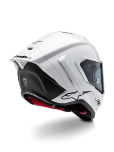 קסדת כביש מלאה אלפינסטארס ALPINESTARS Supertech R10 Solid לבן – תמונה 5