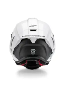 קסדת כביש מלאה אלפינסטארס ALPINESTARS Supertech R10 Solid לבן – תמונה 6