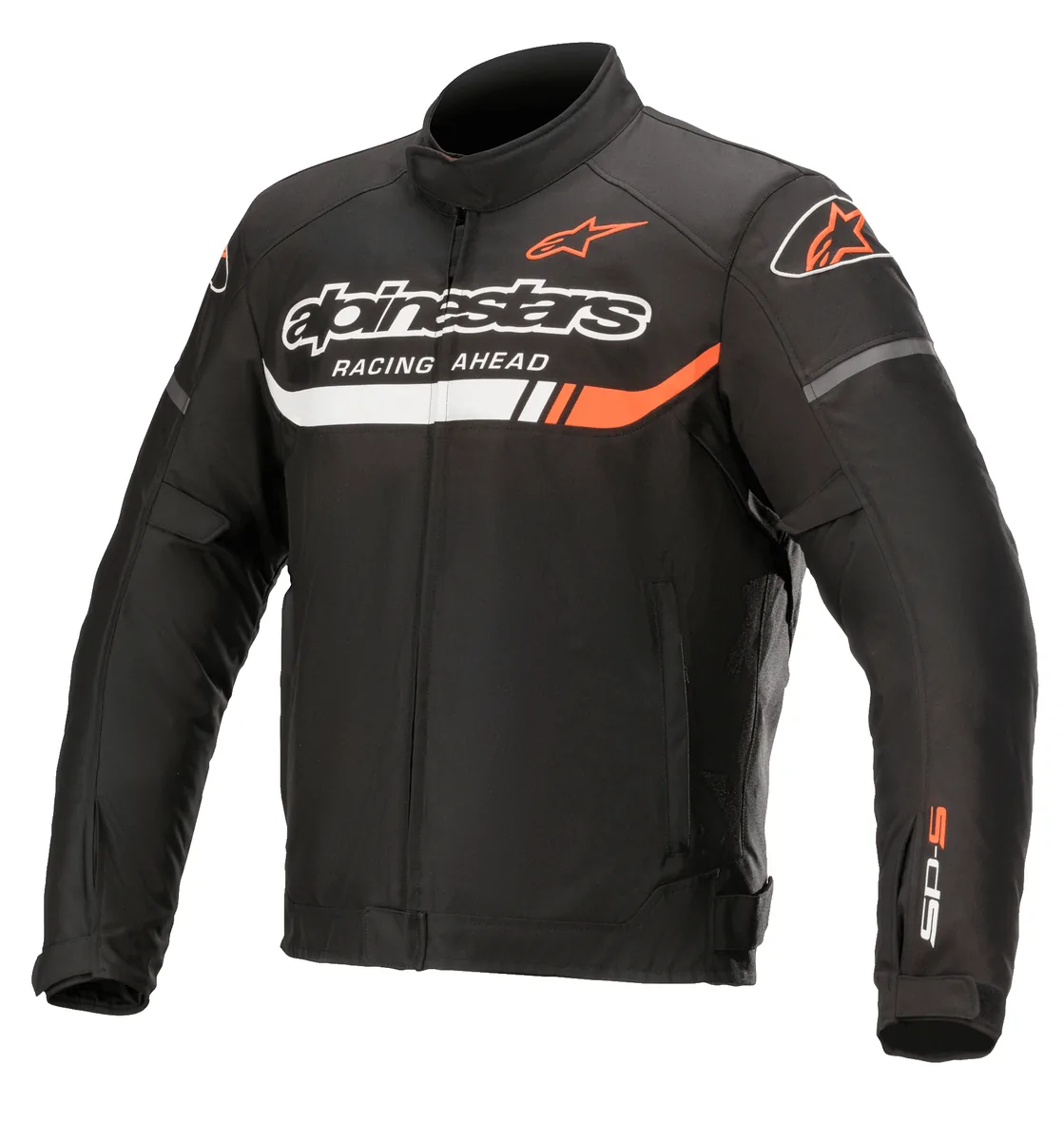 מעיל רכיבה עמיד במים Alpinestars T-SP S Ignition Waterproof בצבע שחור לבן אדום פלואורסצנטי מעיל רכיבה עמיד במים אלפינסטארס Alpinestars T-SP S Ignition Waterproof בצבע שחור לבן אדום פלואורסצנטי