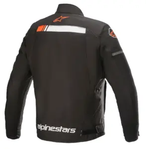 מעיל רכיבה עמיד במים אלפינסטארס ALPINESTARS T-SP S Ignition Waterproof שחור לבן אדום פלואורסצנטי – תמונה 2