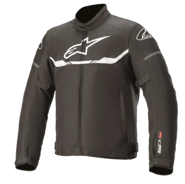 מעיל רכיבה עמיד במים אלפינסטארס Alpinestars T-SP S Waterproof בצבע שחור לבן
