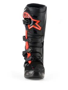 מגפי רכיבת שטח אלפינסטארס ALPINESTARS Tech 7 שחור אדום פלואורסצנטי – תמונה 4