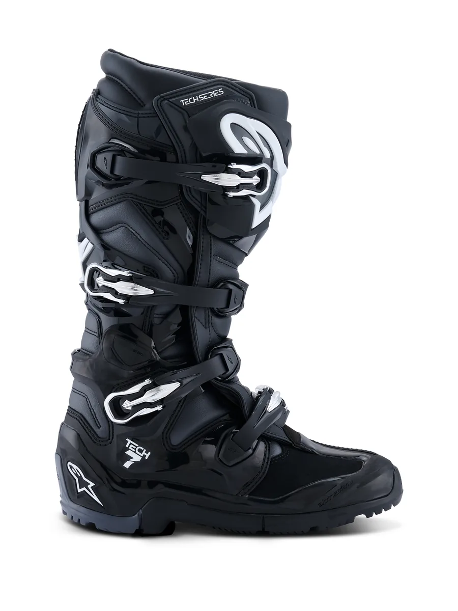 מגפי רכיבת שטח Alpinestars Tech 7 Enduro בצבע שחור אנתרציט לבן מגפי רכיבת שטח אלפינסטארס Alpinestars Tech 7 Enduro בצבע שחור אנתרציט לבן