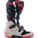 מגפי רכיבת שטח אלפינסטארס Alpinestars Tech 7 Enduro בצבע שחור אפור בהיר אדום