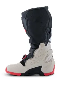 מגפי רכיבת שטח אלפינסטארס ALPINESTARS Tech 7 Enduro שחור אפור בהיר אדום – תמונה 3