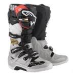 מגפי רכיבת שטח אלפינסטארס Alpinestars Tech 7 בצבע אפור שחור