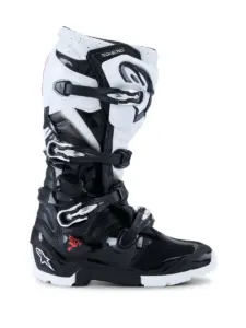 מגפי רכיבת שטח אלפינסטארס ALPINESTARS Tech 7 שחור לבן – תמונה 4