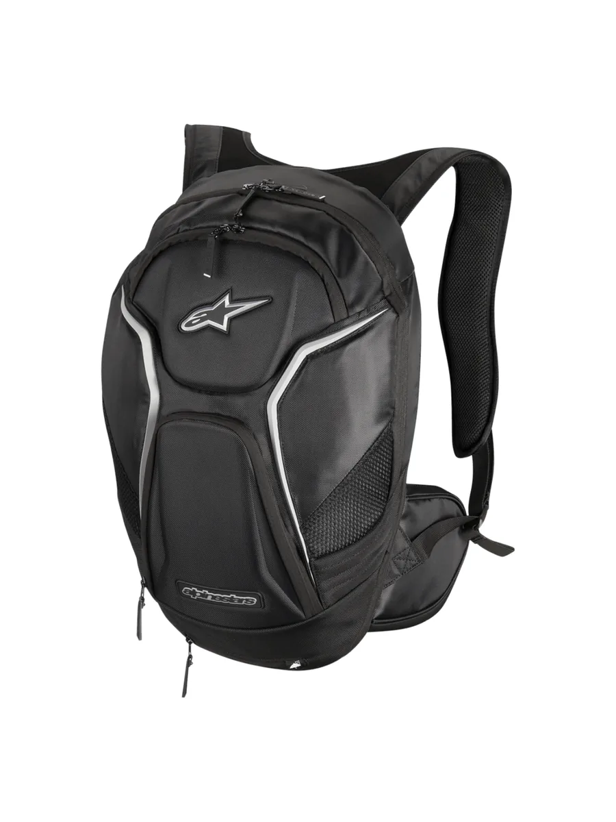 תיק גב לרכיבה Alpinestars Tech Aero בצבע שחור לבן תיק גב לרכיבה אלפינסטארס Alpinestars Tech Aero בצבע שחור לבן