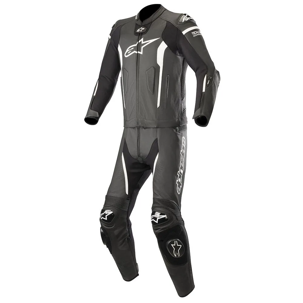 חליפת עור 2 חלקים אלפינסטארס Alpinestars Tech-Air Missile 2PC בצבע שחור לבן חליפת עור 2 חלקים אלפינסטארס Alpinestars Tech-Air Missile 2PC בצבע שחור לבן