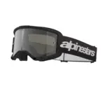 משקפי אבק אלפינסטארס Alpinestars Vision 3 Wordmark בצבע שחור עדשת מראה כסופה