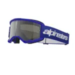 משקפי אבק אלפינסטארס Alpinestars Vision 3 Wordmark בצבע כחול עדשת מראה כסופה