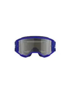 משקפי אבק אלפינסטארס ALPINESTARS Vision 3 Wordmark כחול עדשת מראה כסופה – תמונה 2