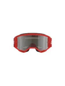 משקפי אבק אלפינסטארס ALPINESTARS Vision 3 Wordmark אדום עדשת מראה כסופה – תמונה 2