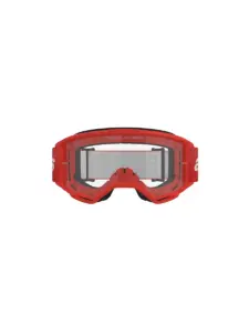 משקפי אבק אלפינסטארס ALPINESTARS Vision 3 Wordmark אדום עדשה שקופה – תמונה 2