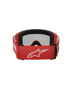 משקפי אבק אלפינסטארס ALPINESTARS Vision 3 Wordmark אדום עדשת מראה כסופה – תמונה 4