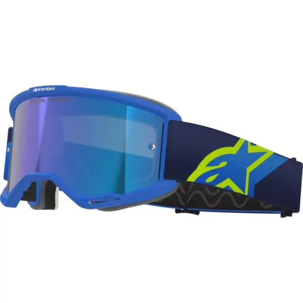 משקפי אבק אלפינסטארס Alpinestars Vision 5 Corp בצבע כחול עדשת מראה