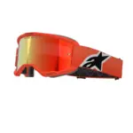 משקפי אבק אלפינסטארס Alpinestars Vision 5 Corp בצבע כתום עדשת מראה אדומה