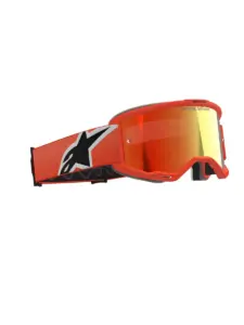 משקפי אבק אלפינסטארס ALPINESTARS Vision 5 Corp כתום עדשת מראה אדומה – תמונה 3