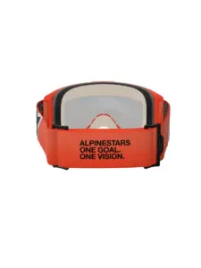 משקפי אבק אלפינסטארס ALPINESTARS Vision 5 Corp כתום עדשת מראה אדומה – תמונה 4