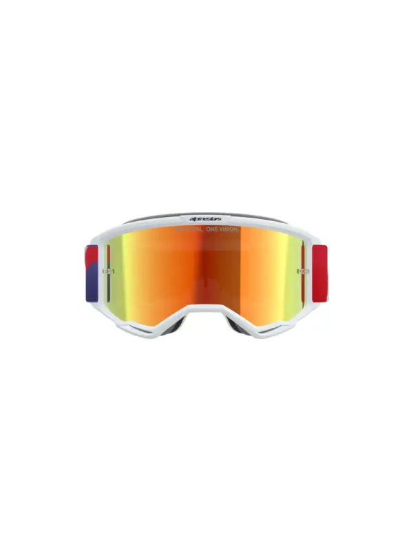 משקפי אבק אלפינסטארס ALPINESTARS Vision 5 Corp אדום סגול עדשת מראה אדומה – תמונה 2