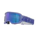 משקפי אבק אלפינסטארס Alpinestars Vision 5 Wordmark בצבע סגול עדשת מראה כחולה