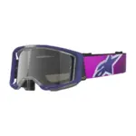 משקפי אבק אלפינסטארס Alpinestars Vision 8 Corp בצבע סגול אפור עדשת מראה כסופה