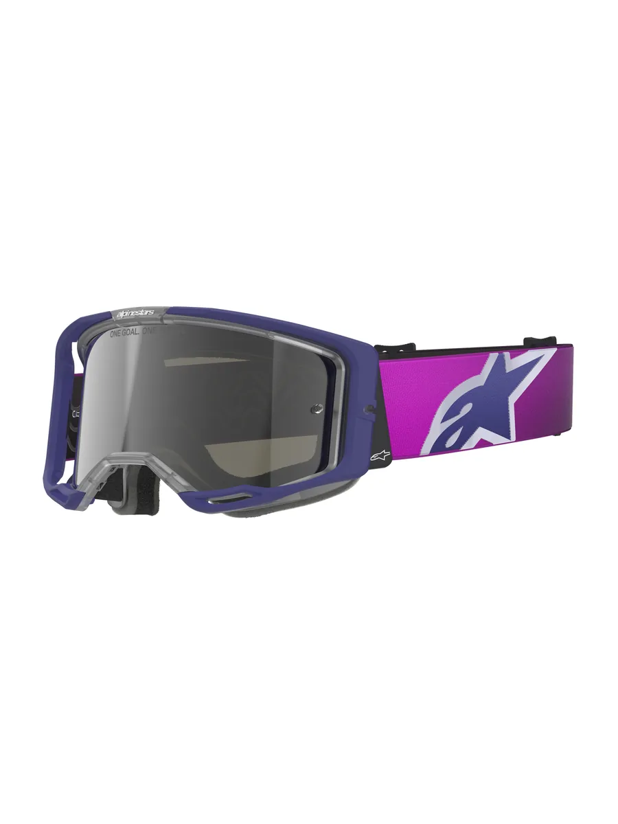 משקפי אבק Alpinestars Vision 8 Corp בצבע סגול אפור עדשת מראה כסופה משקפי אבק אלפינסטארס Alpinestars Vision 8 Corp בצבע סגול אפור עדשת מראה כסופה