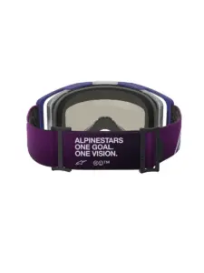 משקפי אבק אלפינסטארס ALPINESTARS Vision 8 Corp סגול אפור עדשת מראה כסופה – תמונה 4