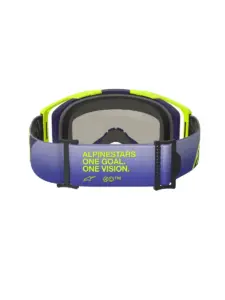 משקפי אבק אלפינסטארס ALPINESTARS Vision 8 Corp סגול צהוב פלואורסצנטי עדשת מראה – תמונה 4