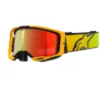 משקפי אבק אלפינסטארס Alpinestars Vision 8 Corp בצבע צהוב ורוד עדשת מראה