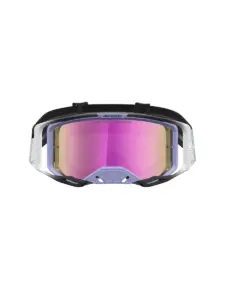 משקפי אבק אלפינסטארס ALPINESTARS Vision 8 Maven לבנדר שחור עדשת מראה ורודה – תמונה 2