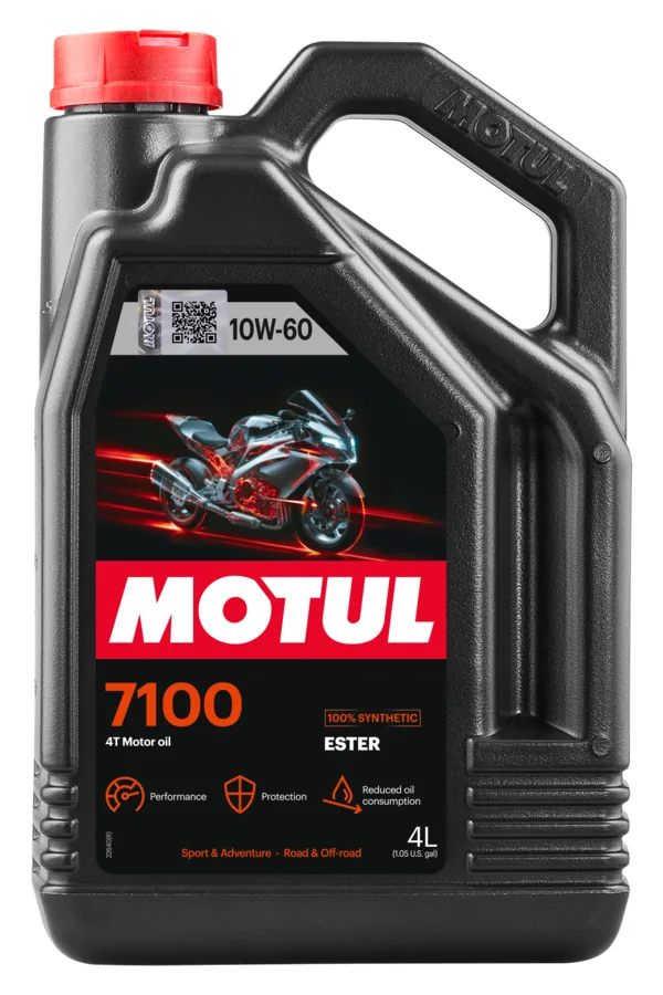 מיכל שמן מנוע מוטול MOTUL 7100 4T 10W-60 4 ליטר