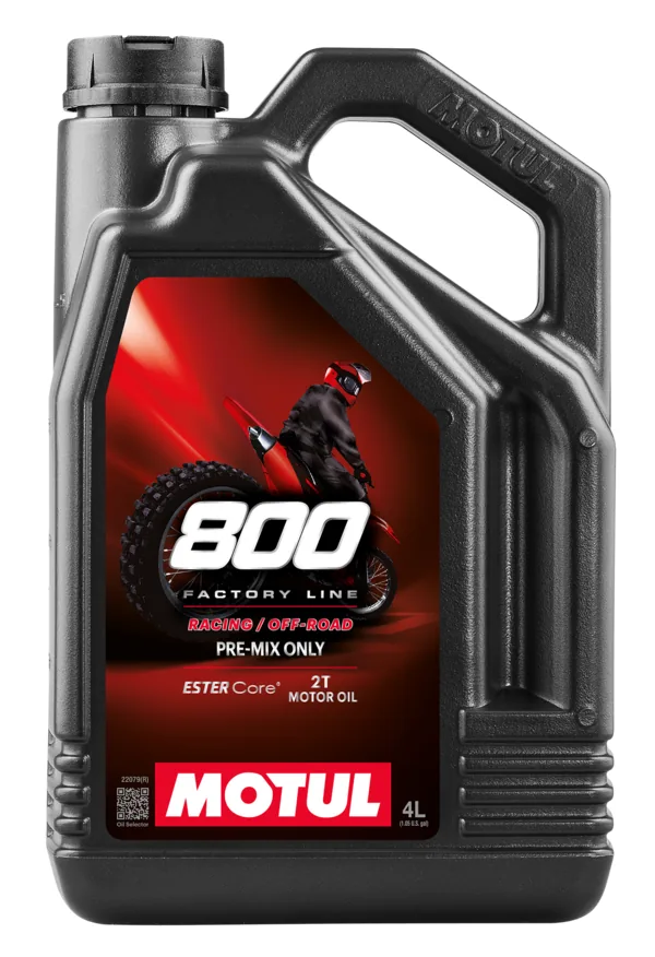 מיכל שמן מנוע לדו-פעמי מוטול MOTUL 800 2T Factory Line Off Road 4 ליטר