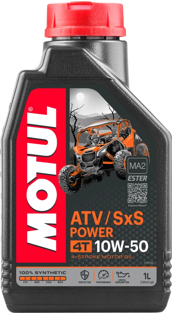 בקבוק שמן מנוע מוטול MOTUL ATV-SXS Power 4T 10W-50 ליטר