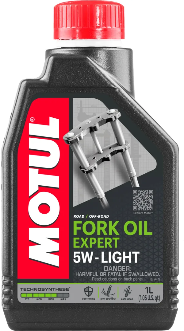 בקבוק שמן מזלגות מוטול MOTUL Fork Oil Expert 5W ליטר