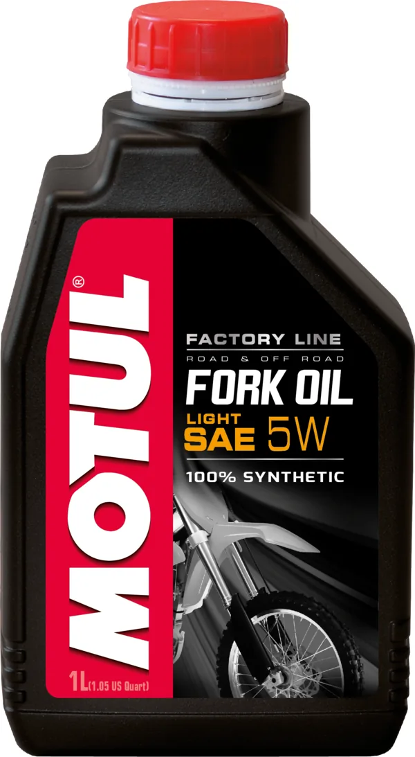 בקבוק שמן מזלגות מוטול MOTUL Fork Oil Factory Line 5W ליטר