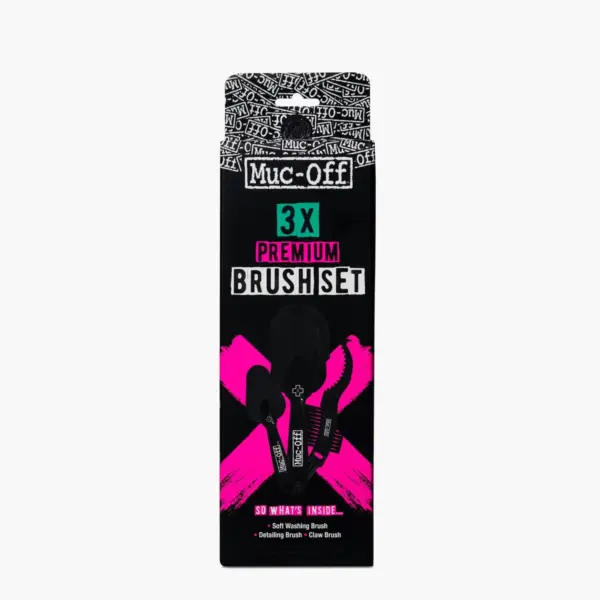 סט 3 מברשות ניקוי מאק אוף MUC-OFF 3x Premium Brush Set – תמונה 2