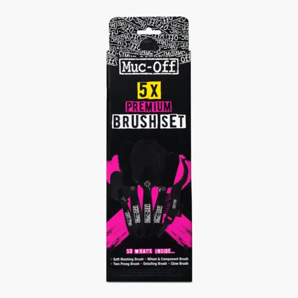 סט 5 מברשות ניקוי מאק אוף MUC-OFF 5x Premium Brush Set – תמונה 2