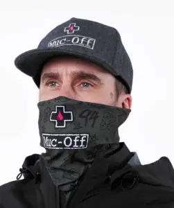 כיסוי צוואר ופנים מאק אוף MUC-OFF Lightweight Neck Gaiter ירוק – תמונה 2