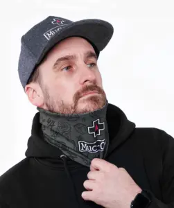 כיסוי צוואר ופנים מאק אוף MUC-OFF Lightweight Neck Gaiter ירוק – תמונה 3