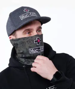 כיסוי צוואר ופנים מאק אוף MUC-OFF Lightweight Neck Gaiter ירוק – תמונה 5