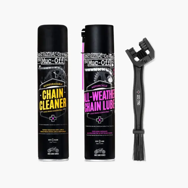 ערכת ניקוי ושימון שרשרת מאק אוף MUC-OFF Motorcycle Chain Care Kit – תמונה 2