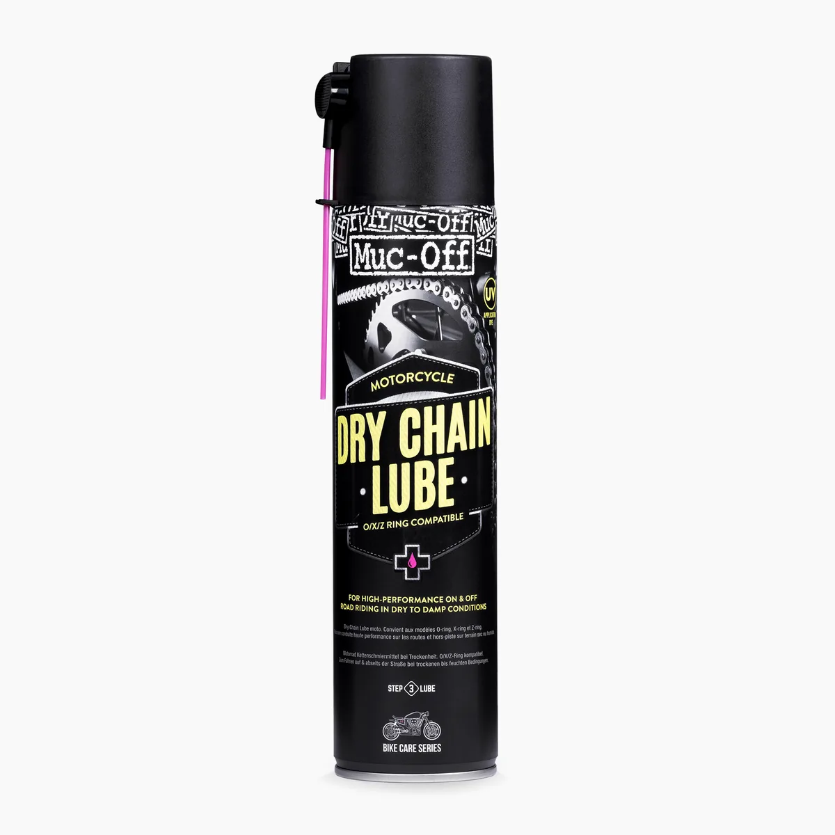 תרסיס מאק אוף MUC-OFF Dry Chain Lube 400 מ"ל תרסיס מאק אוף MUC-OFF Dry Chain Lube 400 מ"ל