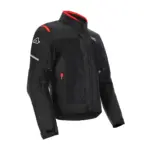 מעיל רכיבה ACERBIS CE On Road Ruby בצבע שחור-אדום