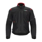 מעיל רכיבה רב-עונתי ACERBIS CE On Road Ruby שחור-אדום – תמונה 2