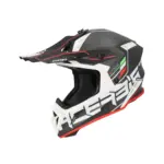 קסדת שטח ACERBIS Steel Carbon 22-06 בצבע שחור-אדום