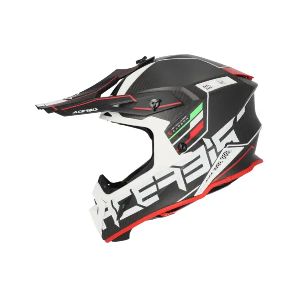 קסדת שטח קרבון ACERBIS Steel Carbon 22-06 שחור-אדום – תמונה 2