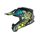 קסדת שטח קרבון ACERBIS Steel Carbon 22-06 תכלת-צהוב – תמונה 3