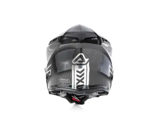 קסדת שטח קרבון ACERBIS Steel Carbon כסוף-שחור – תמונה 4